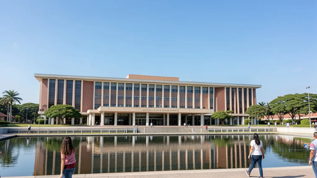 Imagem gerada por IA: Edifício do Congresso Nacional em Brasília, sede da Câmara dos Deputados.