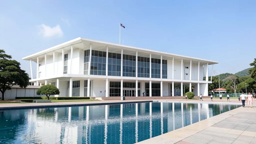 Imagem gerada por IA: Fachada do Supremo Tribunal Federal em Brasília, vista do lado de fora.