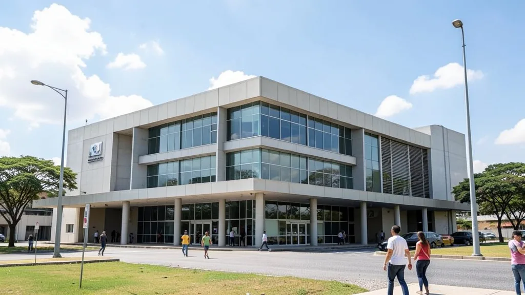 Imagem gerada por IA: Fachada do Tribunal Superior Eleitoral, em Brasília.