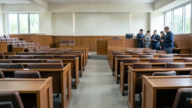 Imagem gerada por IA: Plenário legislativo com parlamentares discutindo uma proposta sobre responsabilização penal de adolescentes.