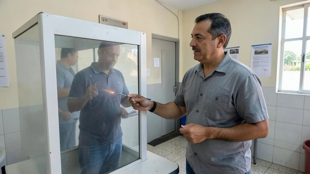 Imagem gerada por IA: Nikolas Ferreira vota em uma seção eleitoral em Belo Horizonte.