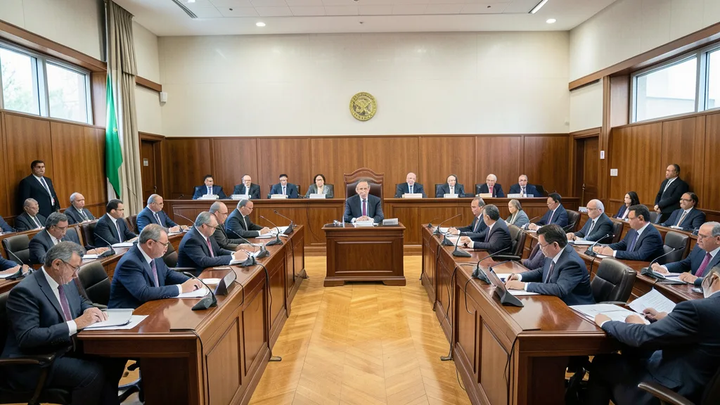 Imagem gerada por IA: Plenário do Senado durante sessão de votação da PEC que prevê o fim da escala 6x1.