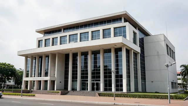 Imagem gerada por IA: Fachada do Tribunal Superior Eleitoral, em Brasília.